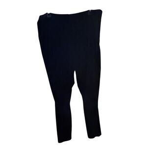 Lysse' Black Velvet Legging Pants Sz 3X NWT Slimming Holiday Party New Years